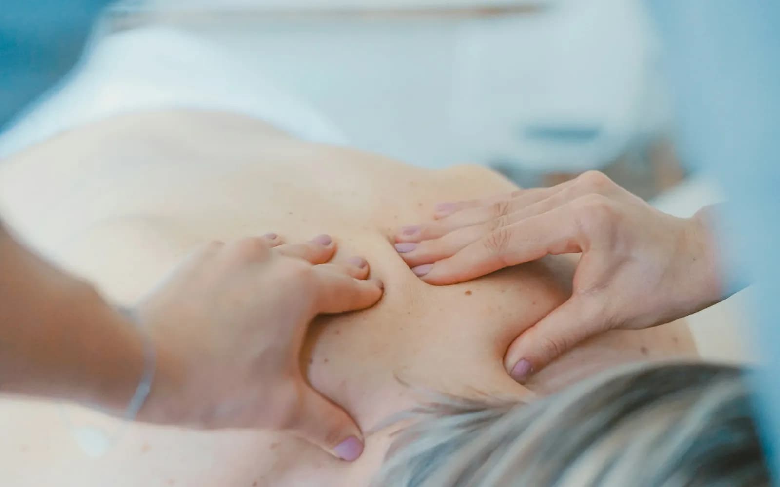 spa towels in use during a treatment prepared for a delivery route in the GTA
